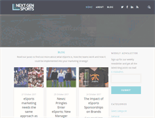 Tablet Screenshot of nextgensports.net